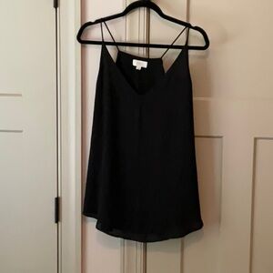 LOFT Black Camisole Top with Sleek Design